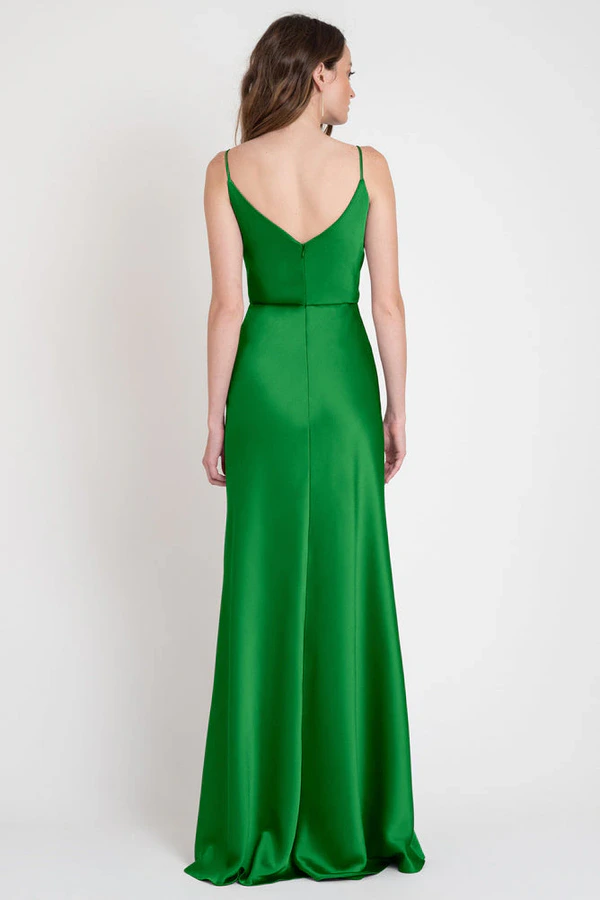 Sylvie Kelly Green Green bridesmaid dress by Jenny Yoo — back Sylvie Kelly Green Green bridesmaid dress by Jenny Yoo — back