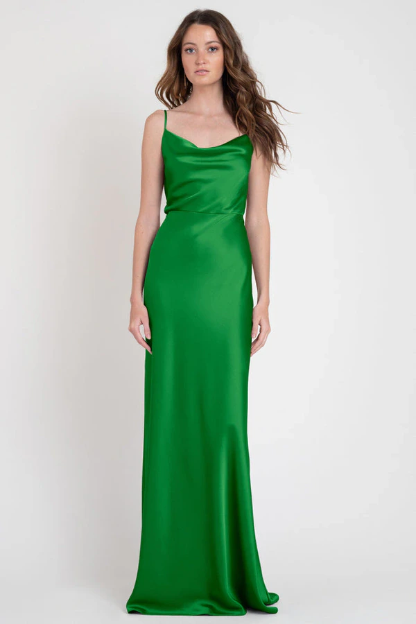 Sylvie Kelly Green Green bridesmaid dress by Jenny Yoo — front Sylvie Kelly Green Green bridesmaid dress by Jenny Yoo — front