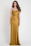 Sylvie Marigold Gold bridesmaid dress by Jenny Yoo — front