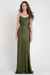 Sylvie Olive Green bridesmaid dress by Jenny Yoo — front