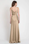 Sylvie Pale Gold Champagne bridesmaid dress by Jenny Yoo — back