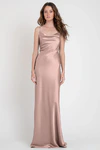 Sylvie Soft Blush Blush bridesmaid dress by Jenny Yoo — front