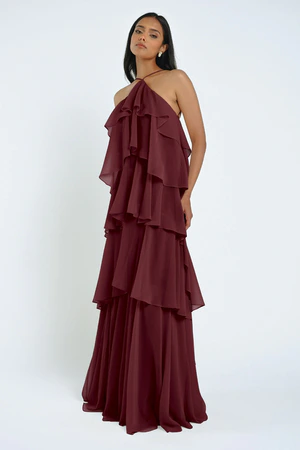 Farley Burgundy Bridesmaid Dress by Jenny Yoo