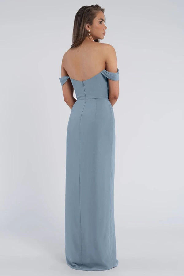 Jacqueline Bluebell Bridesmaid Dress Jenny Yoo back Jacqueline Bluebell Bridesmaid Dress Jenny Yoo back