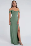 Jacqueline Eucalyptus Bridesmaid Dress Jenny Yoo front