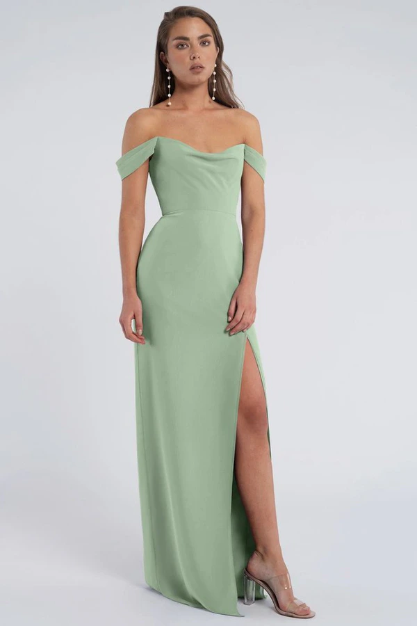 Jacqueline Sea Glass Bridesmaid Dress Jenny Yoo front Jacqueline Sea Glass Bridesmaid Dress Jenny Yoo front