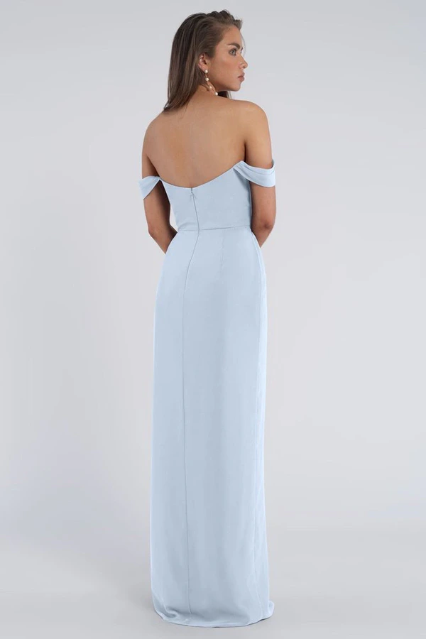 Jacqueline Whisper Blue Bridesmaid Dress Jenny Yoo back Jacqueline Whisper Blue Bridesmaid Dress Jenny Yoo back