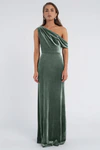 Jordan Dark Eucalyptus Bridesmaid Dress Jenny Yoo front