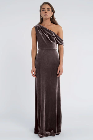 Jordan Vintage Plum Bridesmaid Dress Jenny Yoo front