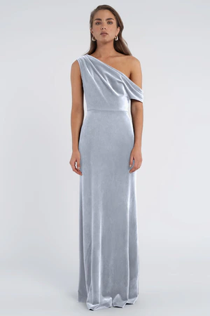 Jordan Whisper Blue Bridesmaid Dress Jenny Yoo front