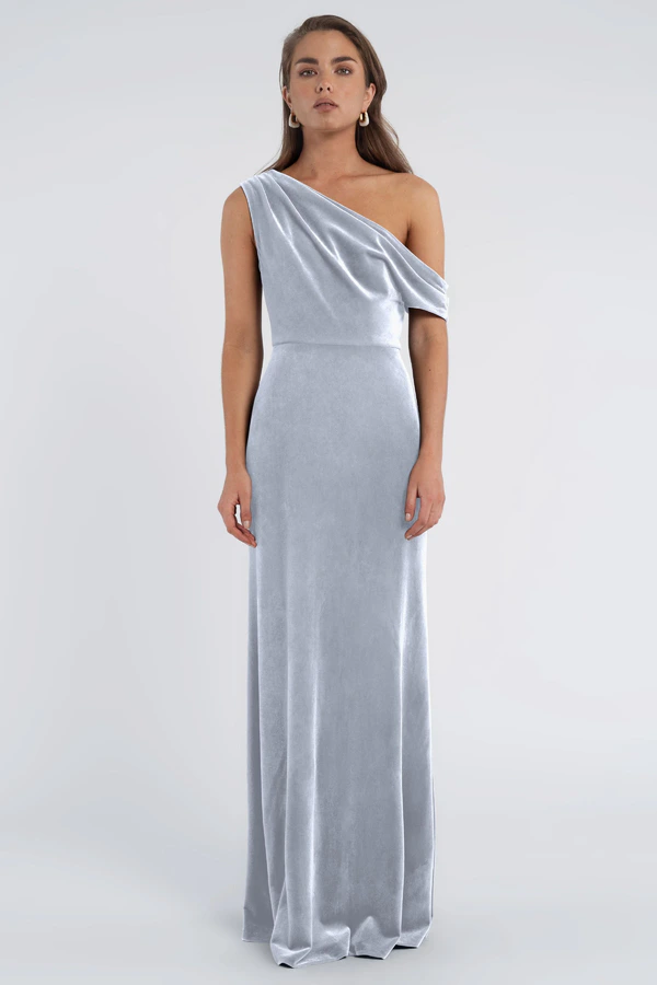 Jordan Whisper Blue Bridesmaid Dress Jenny Yoo front Jordan Whisper Blue Bridesmaid Dress Jenny Yoo front