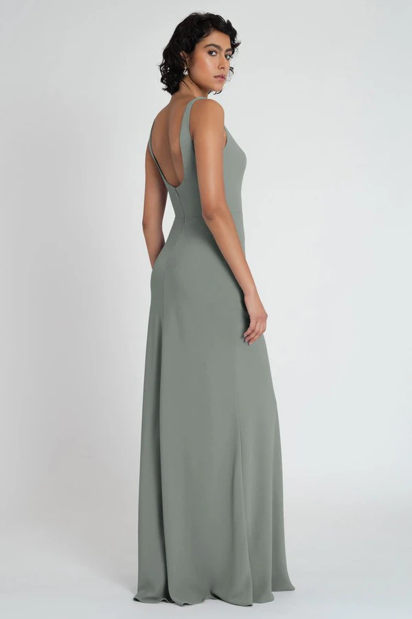 Maeve Moss Bridesmaid Dress Jenny Yoo front Maeve Moss Bridesmaid Dress Jenny Yoo front