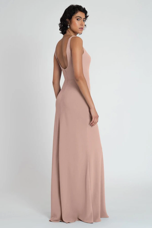 Maeve Whipped Apricot Bridesmaid Dress Jenny Yoo front Maeve Whipped Apricot Bridesmaid Dress Jenny Yoo front