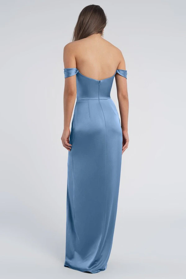 Sawyer Cornflower Bridesmaid Dress Jenny Yoo back Sawyer Cornflower Bridesmaid Dress Jenny Yoo back