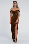 Sawyer Espresso Bridesmaid Dress Jenny Yoo front