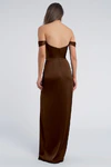 Sawyer Espresso Bridesmaid Dress Jenny Yoo back