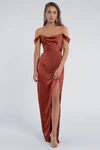 Sawyer Rust Bridesmaid Dress Jenny Yoo front