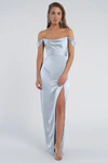 Sawyer Whisper Blue Bridesmaid Dress Jenny Yoo front