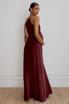 Sullivan Maternity Dark Berry Bridesmaid Dress Jenny Yoo back