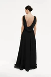 Athena Black Black bridesmaid dress by TH&TH — back