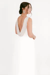 Athena Ivory Ivory Bridesmaid Dress By TH&TH Back Detail