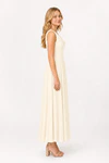 Athena junior bridesmaid dress in ivory chiffon, side