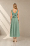 Sage Green Athena junior bridesmaid dress by TH&TH, back view
