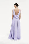 Athena Lilac Mist Lavender bridesmaid dress by TH&TH — back