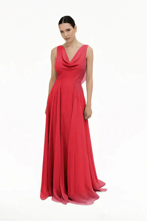 Athena Red Bridesmaid Dress by TH&TH