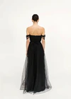 Bardot Black Bridesmaid Dress by TH&TH - back