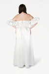 Blair Bridesmaid Dress in Ivory Satin Twill by TH&TH