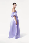 Blair Bridesmaid Dress in Lilac Mist Satin Twill by TH&TH