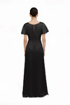 Camilla Black Black Bridesmaid Dress By TH&TH Back