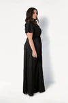 Camilla Black Black Bridesmaid Dress By TH&TH Curve Side