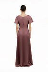 Camilla Chocolate Brown Brown Bridesmaid Dress By TH&TH Back
