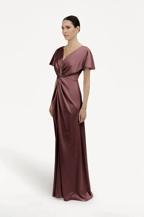 camilla-chocolate-brown-brown-bridesmaid-dress-thth-front-angle Camilla Chocolate Brown Brown Bridesmaid Dress By TH&TH Front Angle
