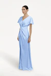 Camilla Dusty Blue Blue Bridesmaid Dress By TH&TH Back