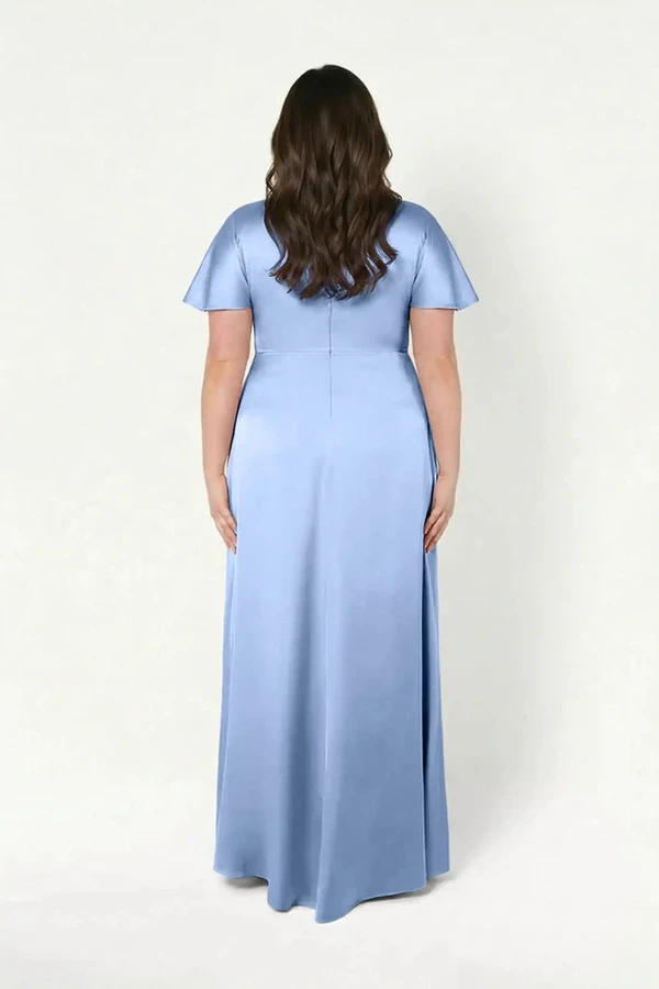 camilla-dusty-blue-blue-bridesmaid-dress-thth-curve-back Camilla Dusty Blue Blue Bridesmaid Dress By TH&TH Curve Back