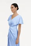 Camilla Dusty Blue Blue Bridesmaid Dress By TH&TH Front Detail