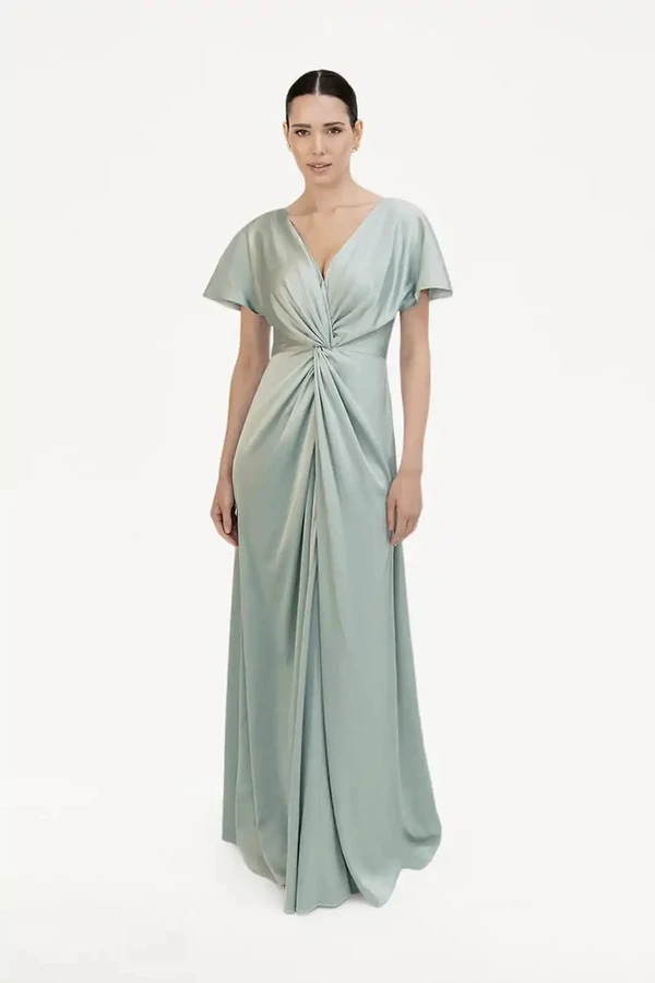 camilla-dusty-eucalyptus-green-bridesmaid-dress-thth-front Camilla Dusty Eucalyptus Green Bridesmaid Dress By TH&TH Front