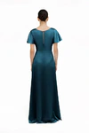 Camilla Emerald Green Bridesmaid Dress By TH&TH Back