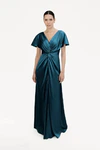 Camilla Emerald Green Bridesmaid Dress By TH&TH Front