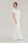 Camilla Ivory Neutral Bridesmaid Dress By TH&TH Front 2