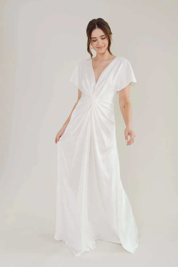 camilla-ivory-neutral-bridesmaid-dress-thth-front-3 Camilla Ivory Neutral Bridesmaid Dress By TH&TH Front 3