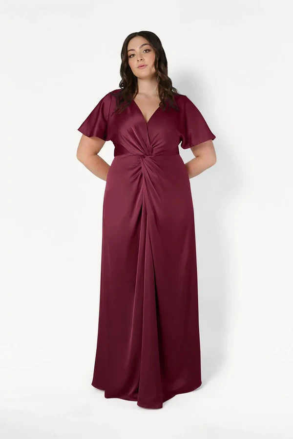 camilla-merlot-burgundy-bridesmaid-dress-thth-curve-front-2 Camilla Merlot Burgundy Bridesmaid Dress By TH&TH Curve Front 2