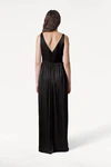 Carmen Black black bridesmaid dress by TH&TH, back view