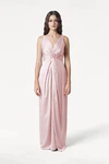 Carmen Blush Pink pink bridesmaid dress by TH&TH, front view
