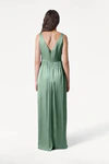 Carmen Sage Green green bridesmaid dress by TH&TH, back view