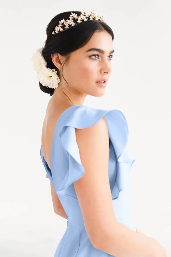 Cecelia Blue Bridesmaid Dress by TH&TH – View Cecelia Blue Bridesmaid Dress by TH&TH – View
