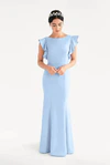 Cecelia Blue Bridesmaid Dress by TH&TH – Front